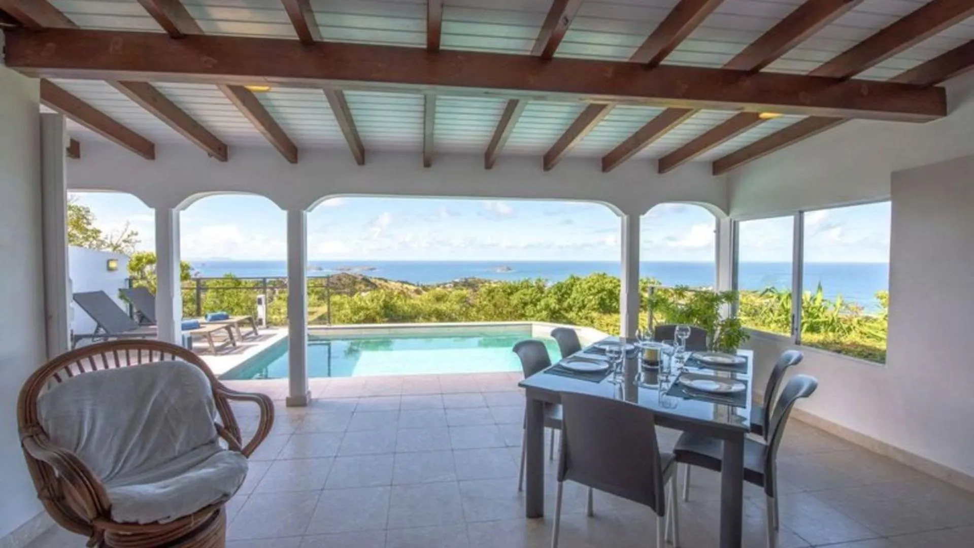 Rustic Romantic Villa With Lovely Ocean Views Le Le Marigot